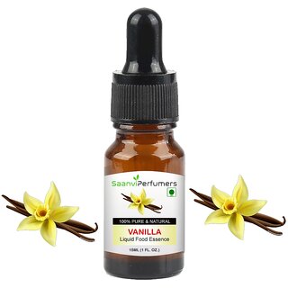                       Saanvi perfumers Vanilla Attar Essence Edible Grade 15ml For Used in Food, Cakes, Cookies, Ice-Cream, Milkshake and Othe                                              
