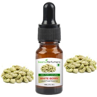                       Saanvi Perfumers White Berry Flavour Blueberry Liquid Food Essence  (15 ml)                                              