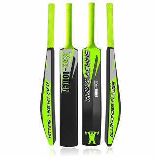 Protoner Runmachine Plastic Tennis Cricket Bat Full Size Bat (35 X 4.5 inch) for All Age Group