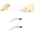 Oral Dosing (Gavage) Steel Reusable Tubes 22gx1 inch Curved Ball Tip - Good for Rat Mice  Canary - 2 pcs Birds' Park