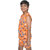 Kid Kupboard Cotton Boys T-Shirt and Short Set, Light Orange, Sleeveless, 7-8 Years KIDS6475