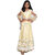 Kid Kupboard Cotton Girls Lehanga, Choli and Dupatta Set, Light Yellow, Sleeveless, 8-9 Years KIDS6476