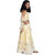 Kid Kupboard Cotton Girls Lehanga, Choli and Dupatta Set, Light Yellow, Sleeveless, 8-9 Years KIDS6476