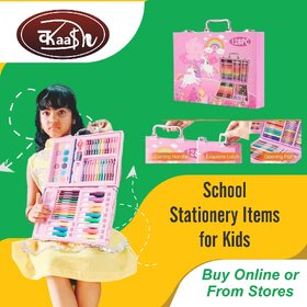 Kaash collections Watercolor/Color Set ,Color Pencils + Water Colors + Crayons + Sketch Pens Best Birthday Gift for Kids