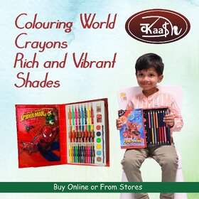 Kaash collections Watercolor/Color Set - Color Pencils ,Water Colors ,Crayons ,Sketch Pens Best Birthday Gift Spiderman