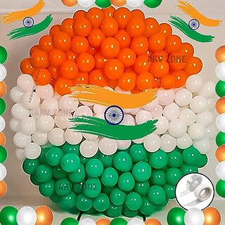                       Fancy Creation independence day decorations balloons 50pc                                              