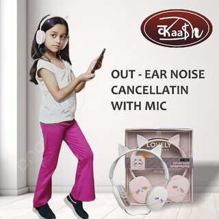 Kassh Bazaar Cute Rabbit Wired Earphone, Headphones for Kids Girls Gifts Headphone for Smartphone, Gaming Headphone Kassh Bazaar Cute Rabbit Wired Earphone, Headphones for Kids Girls Gifts Headphone for Smartphone, Gaming Headphone