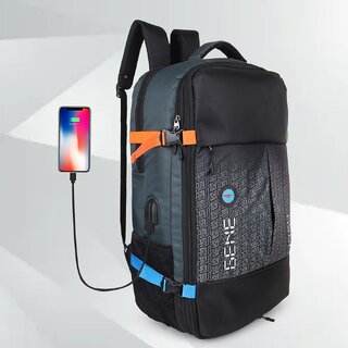 GENE BAGS MP-1006 Seek 45 Ltrs Large Overnighter Travel Laptop Backpack Expandable Spacious Bag With Dual Handle GENE BAGS MP-1006 Seek 45 Ltrs Large Overnighter Travel Laptop Backpack Expandable Spacious Bag With Dual Handle