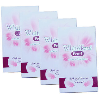                       WhiteTone Pearl Face Powder 75gm Pack Of 4                                              