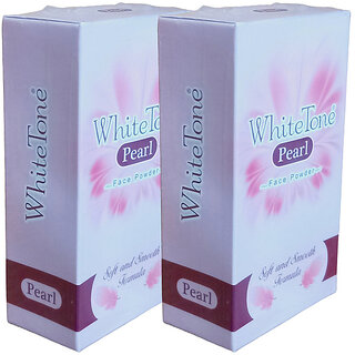                       WhiteTone Face Pearl Talc -75gm Pack Of 2                                              