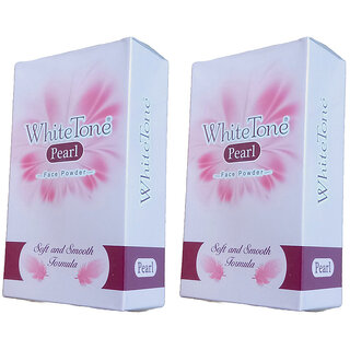 White Tone Pearl Face Talc -75gm Pack Of 2 White Tone Pearl Face Talc -75gm Pack Of 2