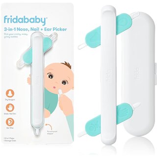                       3-in-1 Nose, Nail + Ear Picker Baby The Makers of Nose The SnotSucker, Safely Clean Baby's Boogers, Ear Wax  More                                              