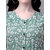 Rayon Floral Print Sleeveless V-neck A-line Dress for Women