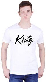 Tee Town Graphic Print Men Round Neck White T-Shirt