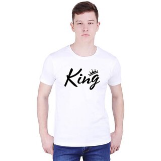                       Tee Town Graphic Print Men Round Neck White T-Shirt                                              