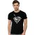 Tee Town Graphic Print Men Round Neck Black T-Shirt