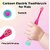 Kaash Kids Cartoon Printed Electric Toothbrush Extra Soft Toothbrush for Kids Pink