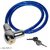 Multi Purpose Steel Key Lock for Bike, Cycle, Helmet, Luggage, Anti Theft Safety Lock with Computerizes 2 Keys Advance Cable Wire Lock (Random Design) (Multi Color)