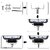 EX16FW2P 16 LED Fog Light Waterproof Square Led Flood Lamp Offroad Driving Work Light for Bikes Cars and Motorcycle (48W, White Light)