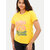 Women Lemon Printed Crew Neck T-shirt