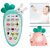 Kaash collections Cute Rabbit Face Pretend Play Cell Phone Toy for Kids,Toddlers with Music,Ringtones,Lights(Light Green