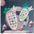 Kaash collections Cute Rabbit Face Pretend Play Cell Phone Toy for Kids,Toddlers with Music,Ringtones,Lights(Light Green