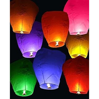                       Fancy Creation Sky Lantern for diwali wishing lantern 3pc                                              
