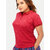 Women Maroon Polo T-shirt
