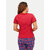 Women Maroon Polo T-shirt