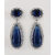 LaaLi Silver Plated Blue Alloy Necklace Set