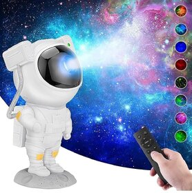 Kaash collections Astronaut Galaxy Projector with Remote Control-360 Adjustable Timer Kids Astronaut Nebula Night Light