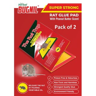                       Bugnil Mouse Rat Glue Pad Trap - Pack of 2                                              