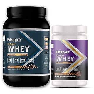 Fitspire Fit Super And Nitra Whey Protein100 Authentic And No AdulterationMuscle Growth And Recovery DigeZyme For Easy Digestion - (Gourmet Coffee And Belgian Chocolate 1.4 kg / 3.2 lb) Fitspire Fit Super And Nitra Whey Protein100 Authentic And No AdulterationMuscle Growth And Recovery DigeZyme For Easy Digestion - (Gourmet Coffee And Belgian Chocolate 1.4 kg / 3.2 lb)