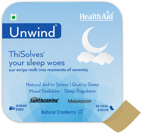 HealthAid I Unwind I ThiSolves I 30 Oral Strips