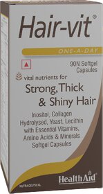 HealthAid I Hair-vit I Multivitamins for Hair I 90 Capsules