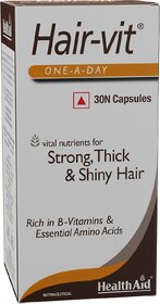 HealthAid I Hair-vit I Multivitamins for Hair I 30 Capsules