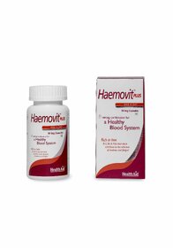 HealthAid I Haemovit I Plus I Iron I Folic Acid I Vitamin B12 I 30 Capsules