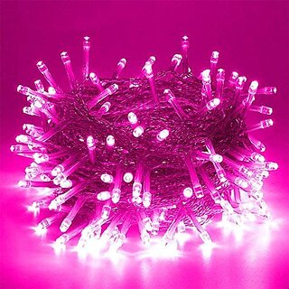 DAYBETTER Pink 15M String Light, Rice Light, Diwali Decorative Ladi Light Pack of 1 DAYBETTER Pink 15M String Light, Rice Light, Diwali Decorative Ladi Light Pack of 1
