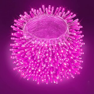 DAYBETTER Pink 15M String Light, Rice Light, Diwali Decorative Ladi Light Pack of 1 DAYBETTER Pink 15M String Light, Rice Light, Diwali Decorative Ladi Light Pack of 1