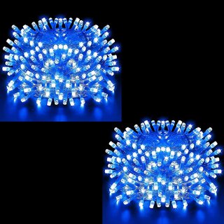 DAYBETTER Blue 15M String Light, Rice Light, Diwali Decorative Ladi Light Pack of 2 DAYBETTER Blue 15M String Light, Rice Light, Diwali Decorative Ladi Light Pack of 2
