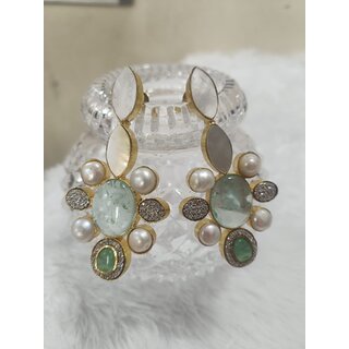                       Long Diamond Earrings                                              