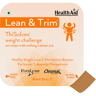                       HealthAid I Lean  Tirm I Thi Solves I 30 Oral Strips                                              