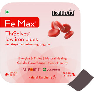 HealthAid I Fe Max I Thi Solves I 30 Oral Strips HealthAid I Fe Max I Thi Solves I 30 Oral Strips