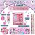 Kaash collections Unicorn Stationary Set for Girls (1 Pcs) Pencil, Eraser, Sharpener,Scale, Crayons with Geometry box
