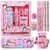 Kaash collections Unicorn Stationary Set for Girls (1 Pcs) Pencil, Eraser, Sharpener,Scale, Crayons with Geometry box