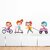 Self Adhesive 45 cm Wall Sticker (Pack of 1)