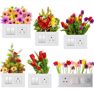                       Self Adhesive 1226 cm Wall Sticker (Pack of 6)                                              