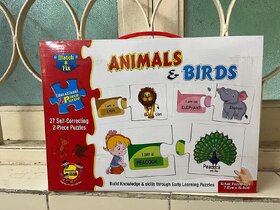 Animal  Birds 2 in 1 Puzzle for kids