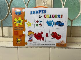 Shapes  Colour 2 in 1 Puzzle for kids