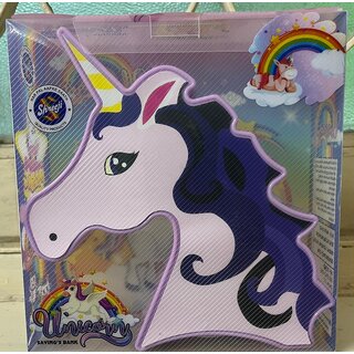                       Unicorn Piggy Bank Money Saver                                              